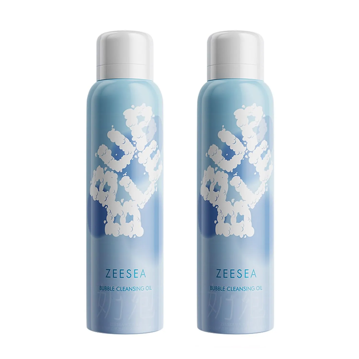 zeesea Original Makeup Remover Foam, Gentle Deep Cleansing, Natural Plant-Based Removes Makeup & Oil, Hydrating & Nourishing, Suitable for Sensitive Skin, 100% Non-Irritating, 3.52fl oz *2