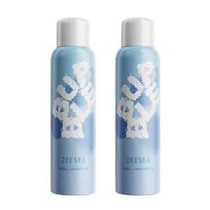 zeesea Original Makeup Remover Foam, Gentle Deep Cleansing, Natural Plant-Based Removes Makeup & Oil, Hydrating & Nourishing, Suitable for Sensitive Skin, 100% Non-Irritating, 3.52fl oz *2