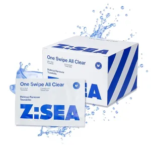 Z:SEA Makeup Remover Wipes travel for Face - Gentle Face Cleansing Wipes, Makeup Wipes Remover for Sensitive Skin, Unscented Make Up Wipes, 30 ct